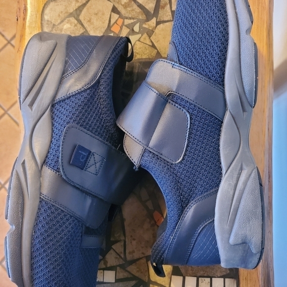 Propet Stability X-trap Blue Walking Adjustable Closure Athletic Sz 16XX Sneaker - Picture 5 of 9